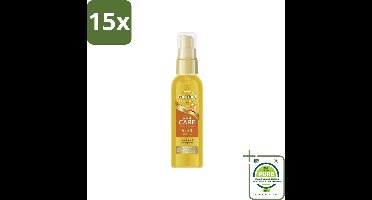 15 x Andrélon – Haarserum – Oil & Care – 75 ml - Grootverpakking - Haarserum - Pluisvrij Haar - Glanzend Haar - Haar Verzorging - Marula-olie