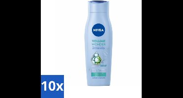 NIVEA - Shampoo - Volumeverzorging - Versterkend - Gezonde Zorg - 250 ml - Bulkverpakking - 10 stuks