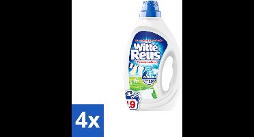 Witte Reus - Vloeibaar Wasmiddel - Witte Was - 19 Wasbeurten - Voordeelverpakking - 4 stuks
