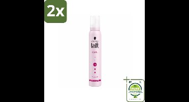 Taft - Haarmousse - Curl 3 - Gedefinieerde krullen - 200 ml - Voordeelverpakking - 2 stuks - Krullenmousse - Krullen definiëren