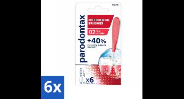 6 x Parodontax - Ragers - Interdentale Ragers 0,5 mm - ISO Maat 2 - 6 ragers - Interdentale Reiniging - Tandplak Verwijderen - Tandenborstel Aanvulling - Tandvlees Beschermen - Tanden Reinigen