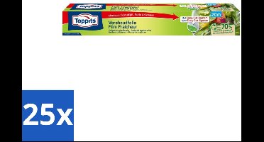 Toppits – Vershoudfolie – 32,5 cm × 20 m - Bulkverpakking - 25 stuks
