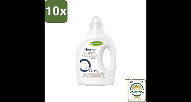 10 x Neutral - Wasverzachter - Parfumvrij - Gevoelige huid - 27 wasbeurten - Grootverpakking - Wasverzachter - Gevoelige Huid - Parfumvrij - Hypoallergeen - Babykleding