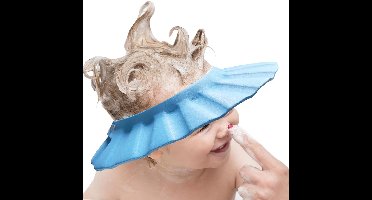 Oneay 1 stuk - Verstelbare babyshampoo-muts - Hoofdbescherming voor het wassen en baden van het haar - Badmuts voor peuters/kinderen (geel, 30 cm)