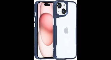 TUNIQ telefoonhoesje voor Apple iPhone 15 - Siliconen backcover - Donkerblauw