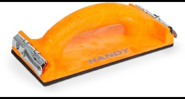 Handmatig Schuurblok Kunststof 230 × 105 mm – Met Grote Handgreep En Klemmen Voor Schuurpapier En Schuurnet – Voor Comfortabel En Efficiënt Schuren [11189A]