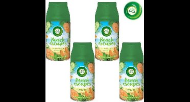 Air Wick - Luchtverfrisser - Navulling - Komkommer - 250ml x 4