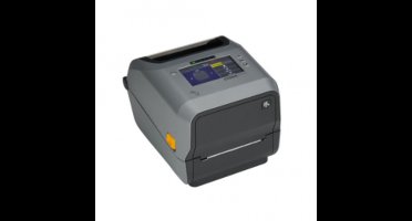 Zebra ZD621R, 12 dots/mm (300 dpi), cutter, disp. (kleur), RTC, RFID, USB, USB Host, RS232, BT (BLE), Ethernet, grijs