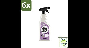 Marcel’s Green Soap – Allesreiniger Spray – Lavendel & Rozemarijn – 500 ml - Voordeelverpakking - 6 stuks - Allesreiniger spray - Natuurlijke reiniger