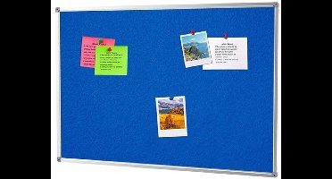 IVOL Prikbord Vilt 90 x 120 cm - Blauw