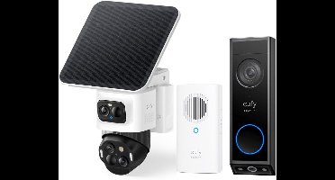 eufy Security eufyCam S4 + eufy Security E340 Video Deurbel met Chime