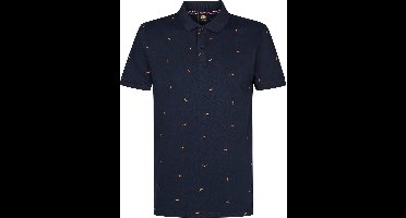 Petrol Industries - Heren Piqué polo Escape - Blauw - Maat XXXL