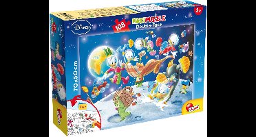 Lisciani - Puzzel - Disney Donald Duck In de ruimte- Maxi vloerpuzzel 108 stuks