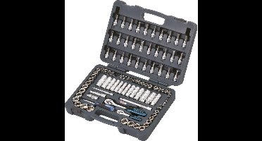 KS Tools - chromeplus - dopsleutelset 1/4"+3/8" - 99 delig - model 918.0699