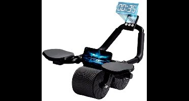 Benelux Select Buikspierwiel - Ab Roller – Buikspierwielen – Buikspier Wiel – Anti-Slip Handgrepen – Max 100kg - 40 x 10 x 12 cm