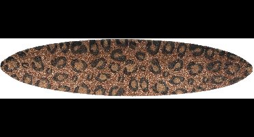 Haarsoires Haarspeld Patentspeld 9cm – Ovaal – Glitter Panterprint – Bruin Koper - Haarspelden voor Dames - Haarklem - Haarclip - Haaraccessoires - Hair Clip - Decoratieve Haaraccessoire