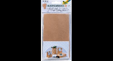 Folia papieren zak | 100 x 55 x 175 mm | pak van 15 stuks | kraft