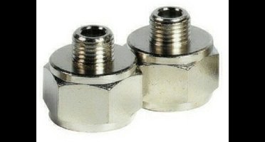 NIPPEL 1/2" V x 3/8" M SB2 – Persluchtkoppeling