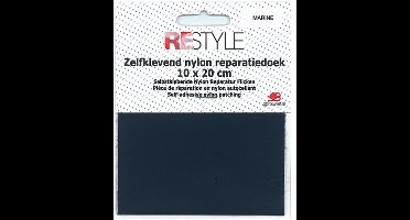 Reparatiedoek Plakbaar - Donkerbruin - 10 x 20 cm