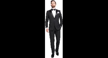 Suitable Smoking New York 100% Wol - Kostuum - Tuxedo Kostuum Heren voor chique Gala - Wol - Maat 44