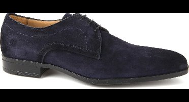 Giorgio Amalfi Schoen Suede Deep Blue - Maat 43 - Heren - Nette schoenen