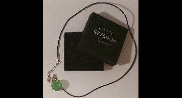 Klavertje vier Ketting - Geblazen in Glas - Geluksketting