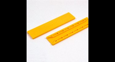 Rasterblokje 22x1mm Wit 100/Zak