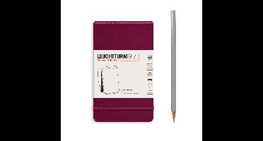 Leuchtturm1917 A6 Pocket Notitieblok Blanco Port Red