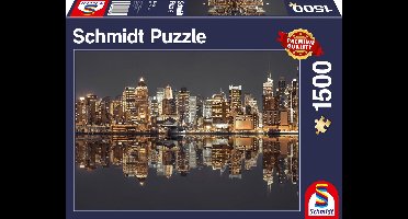Schmidt Legpuzzel Skyline New York 60 X 85 Cm Grijs 1500 Stukjes