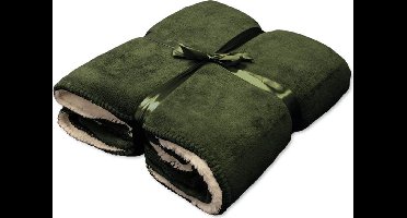 Unique Living Coby Plaid - 130x160 cm - Deep Green