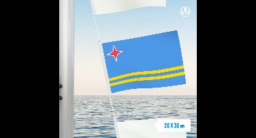 Vlaggetje Aruba 20x30cm