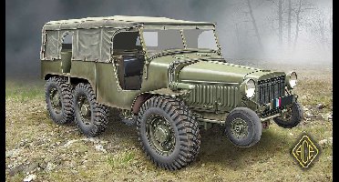 ACE Modelbouwpakket Landbouwvoertuigen - 72536 French WW2 Artillery tractor (6x6) W15T Plastic - 1:72 - Modelbouw