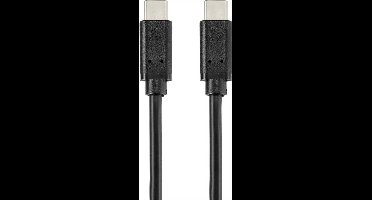 Renkforce RF-4716842 USB-kabel USB 2.0 USB-C stekker 2.00 m Zwart Met anti-microbacterieel oppervlak