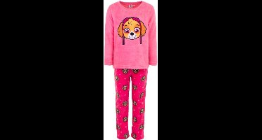 Kinderpyjama - PAW Patrol - Fleece - Roze - Maat 122/128