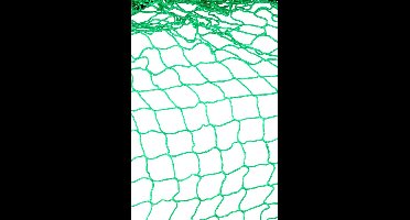 Kinzo Aanhanger Afdeknet - 160 x 300 cm - Ø Maas 45 mm - Elastisch Koord