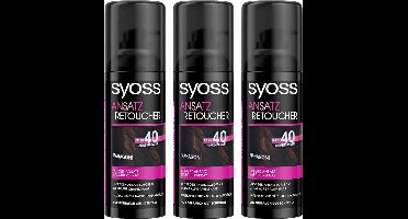 Syoss Uitgroeispray Donker Mahonie 3x