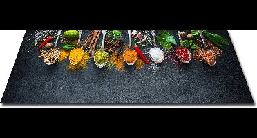 Papillon Keukenmat - De Dikke Keukenloper - 180x52 cm - Kruiden