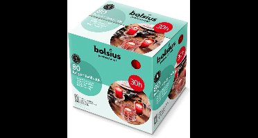 Bolsius Professional ReLight Rood in houder 64/52 (30 uur) - 80 stuks