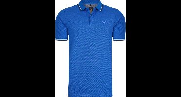 Mario Russo Polo shirt Edward - Polo Shirt Heren - Poloshirts heren - Katoen - Klassiek Blauw