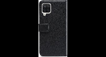 Mobilize Telefoonhoesje geschikt voor Samsung Galaxy A12 Hoesje | Mobilize Classic Gelly Wallet Bookcase Portemonnee | Pasjeshouder voor 2 Pasjes | Telefoonhoesje voor Pinpas / OV Kaart / Rijbewijs - Zwart
