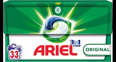 Ariel 3in1 Wasmiddel Pods Original - 33 stuks