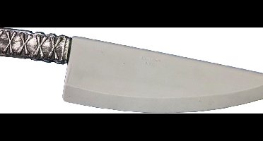 Partychimp Hakmes Halloween - 41 x 10 cm - Zwart/zilver