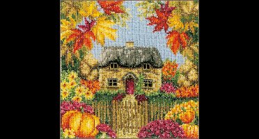 Vervaco - Telpakket kit - 4 Seizoenen Herfst - PN-0203187 - Borduren - Borduurpakket - Borduurpakket volwassenen