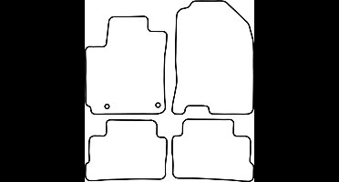 Automatten | Mattenset Hyundai ix20 - 2010 ->