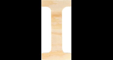 Artemio houten letter I 11.5 cm