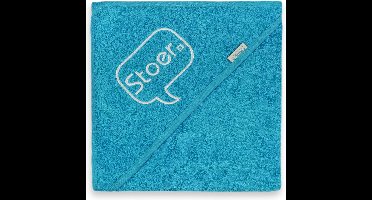 Funnies - badcape STOER - blauw - badcape voor baby - geboorte cadeau baby