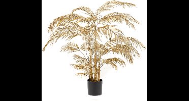 Emerald - Kunstplant Areca Palm Goud 145cm - Kunstplant voor binnen