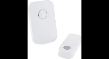 Chacon Draadloze deurbel set - 120m - wit