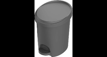 EDA - Pedaalemmer - Grijs - 6 Liter - Gerecycled