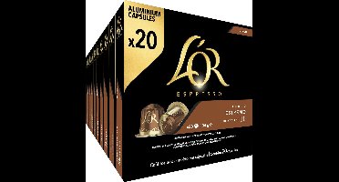 L'OR Lungo Estremo Koffiecups - Intensiteit 10/12 - 10 x 20 capsules